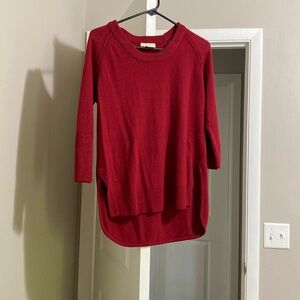 Long sleeve red sweater size small